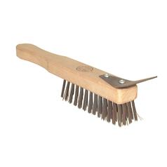 ABRACS Wire Brush - 4 Row With Scraper