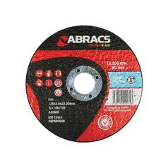 Flat Metal Cutting Disc Ø5'' x 1/8'' x 7/8'' A30RBF