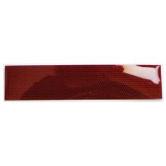 Red Reflective Tape, 2'' x 9''