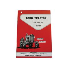 MANUAL, OWNERS, FORD 601/801