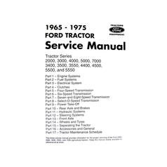 MANUAL, SERVICE, FORD 65-75