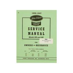 MANUAL, SERVICE, FORD 9N, 2N