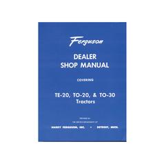 Service Manual - Massey Ferguson TE20,TO20,TO30