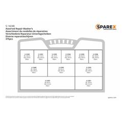Repair Washer, Id: 1/4 - 3/8'', Od: 1/2'' (din Or Standard No. Din 7973), (handipak 475 Pcs.) - Sparex S.14248